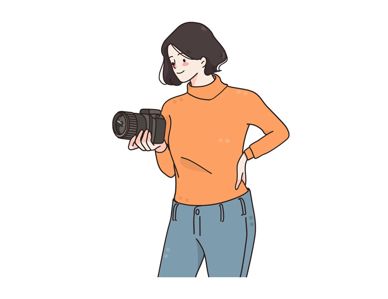 An Illustration of a product photographer