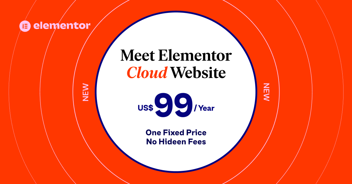Elementor Cloud Website Banner